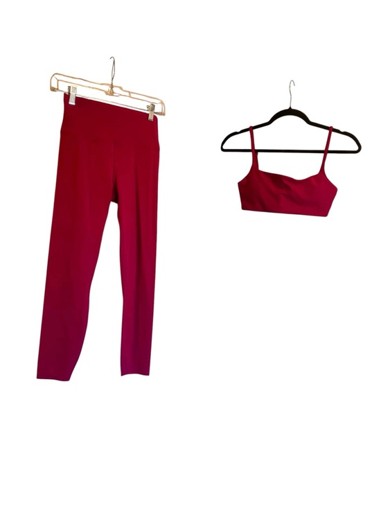 Vuori Pants - NWT Vuori All The Feels Cami Bra/Leggings Set DRAGONFRUIT Size XS/S